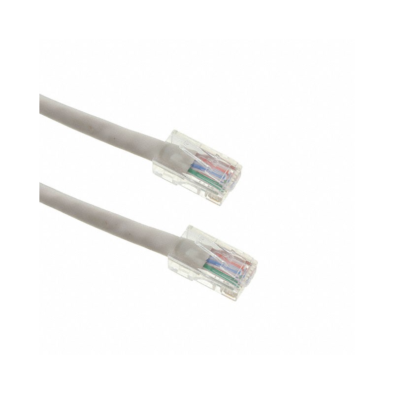 1 pcs : NPC-5E-003-GY - CABLE MOD 8P8C PLUG TO PLUG 3'
