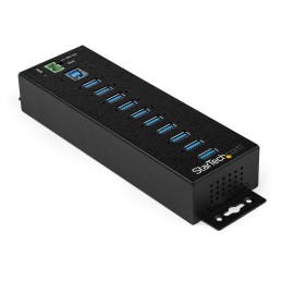 1 pcs - StarTech.com 10 Port USB 3.0 USB A, USB B Hub, AC Adapter Powered, 190 x 295 x 70mm
