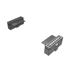 1 pcs : HCSD-07-D-02.00-01 - IDC SOCKET AND TERMINAL CABLE AS
