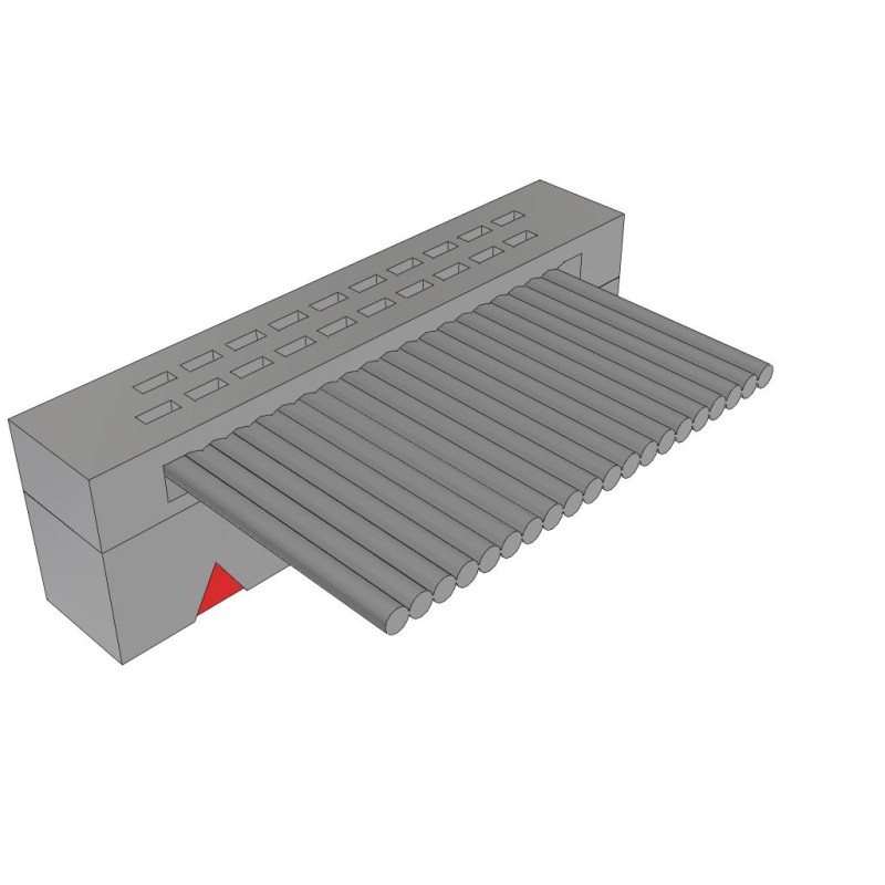1 pcs : FFSD-10-S-05.00-01-N - .050 X .050 C.L. FEMALE IDC ASSE