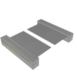 1 pcs : TCSD-12-D-03.00-01-N-RW - 2MM DOUBLE ROW FEMALE IDC ASSEMB