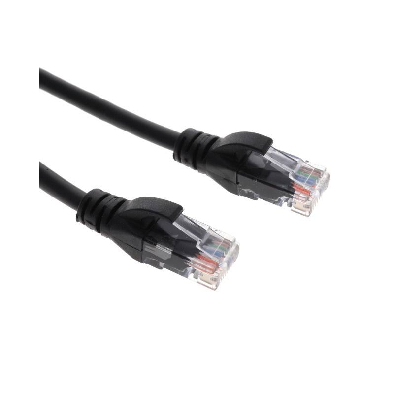 1 pcs : AMJE0808-0100-BKB-24 - CABLE MOD 8P8C PLUG-PLUG 3.28'