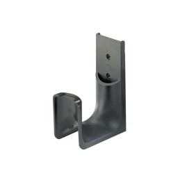 1 pcs : JMJH2W-X20 - CBL SPRT J-HOOK BLACK WALL MNT