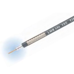 1 pcs : LMR-LW195 - STANDARD CABLE, ALUM BRAID FOOT