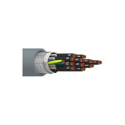 1 pcs : 901612CY SL001 - CABLE 12COND 16AWG SHLD FEET
