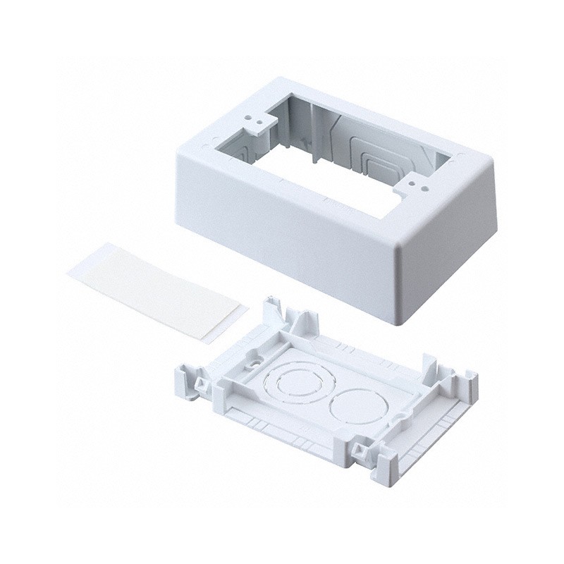 1 pcs : JBX3510WH-A - OUTLET 1 GANG ADH WHT 2PC SMT