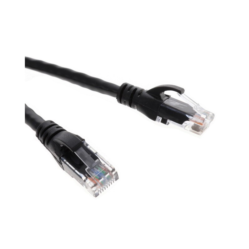 1 pcs : AMJE0909-0100-BKB-24 - CABLE MOD 8P8C PLUG-PLUG 3.28'