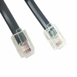 1 pcs : 520-26-4400-BL-0005F - CABLE MOD 4P4C PLUG TO PLUG 5'