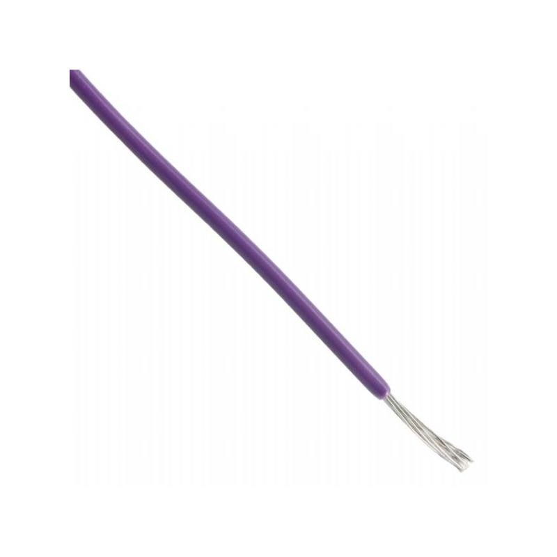 1 pcs : 3321-18-1-0500-010-1-TS - HOOK-UP STRND 18AWG VIO FOOT