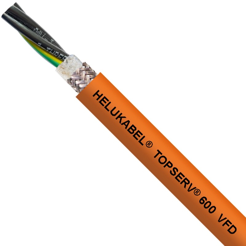 1 pcs : 62619 - TOPSERV 600VFDORANGE4CAWG12 FOOT