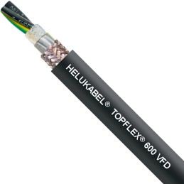 1 pcs : 63142 - TOPFLEX 600 VFDBLACK4CAWG10 FOOT