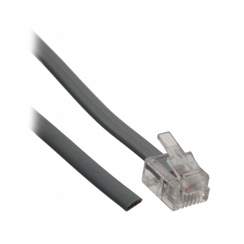 1 pcs : 513-26-6400-SV-0014F - CABLE MOD 6P4C PLUG TO CABLE 14'