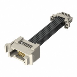 1 pcs : T1PD-05-28-GF-02.0-A-T3 - CBL 1MM 10POS PNL MNT M TO F