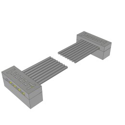 1 pcs : TCSD-04-D-08.00-01 - 2MM DOUBLE ROW FEMALE IDC ASSEMB