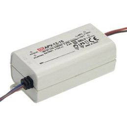 1 pcs - MEAN WELL LED Driver, 15V Output, 12W Output, 800mA Output, Constant Voltage