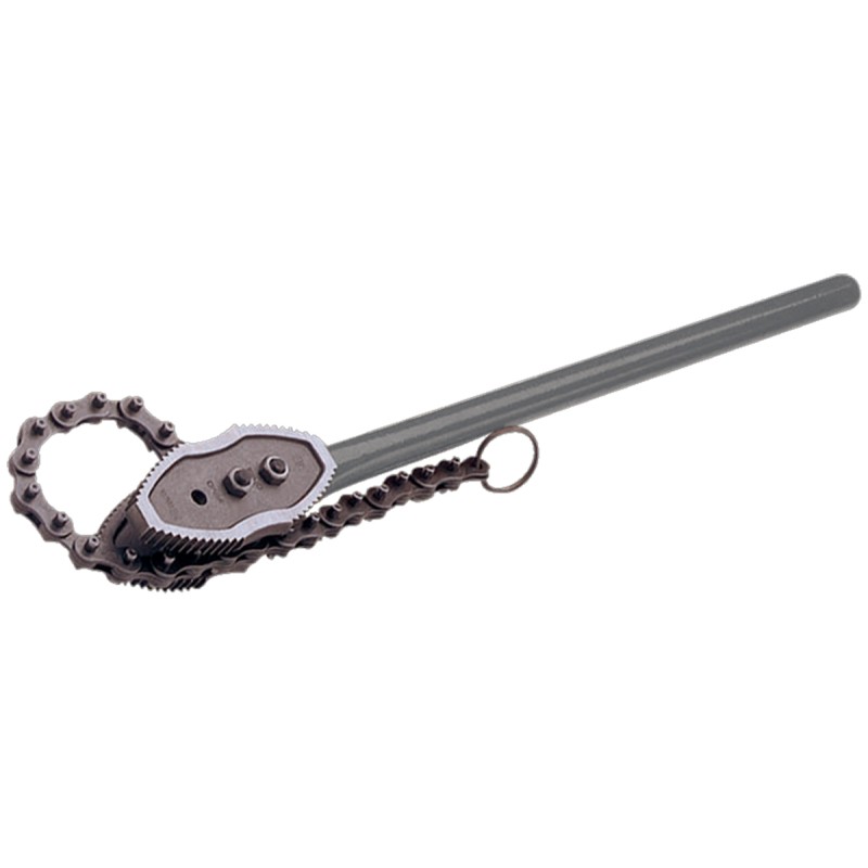 1 pcs - Bahco Chain Wrench, 152.4mm Jaw Capacity, Metal Handle
