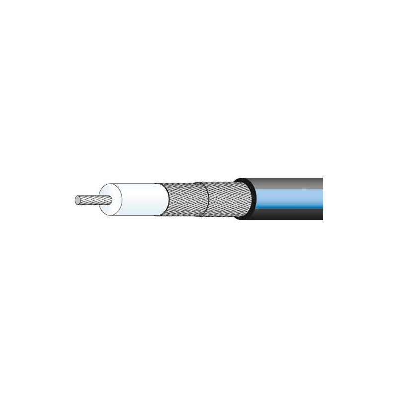 1 pcs : ENVIROFLEX_316_D - CABLE COAXIAL RG316 METER
