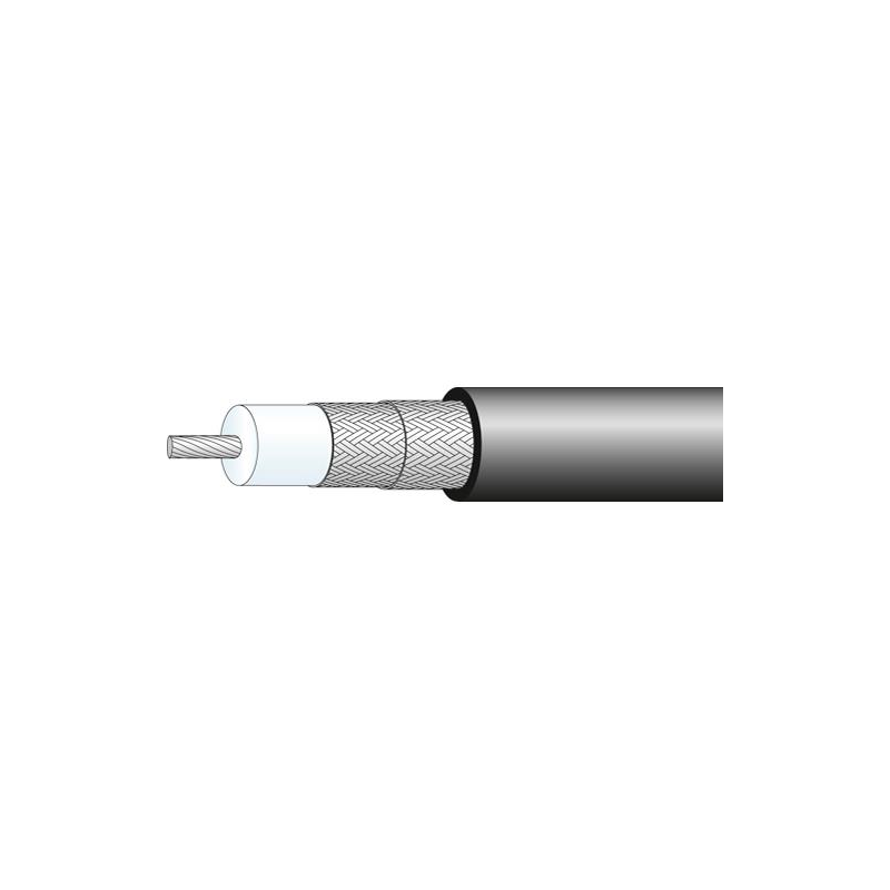 1 pcs : G_02232_D - CABLE COAXIAL RG174 METER