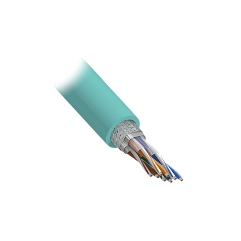 1 pcs : 76031 TL001 - CABLE CAT5E 8CON 24AWG TEAL FEET