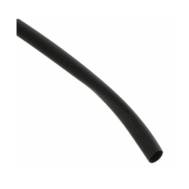 50 pcs : Q2-F-1/8-01-SS500FT - HEATSHRK BLK 1/8X0.5' 5050PC