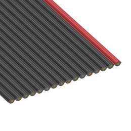 1 pcs : 3319/16 300 - CBL RIBN 16COND 0.05 BLACK FOOT