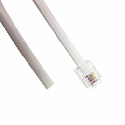 1 pcs : 513-26-6400-WH-0007F - CABLE MOD 6P4C PLUG TO CABLE 7'