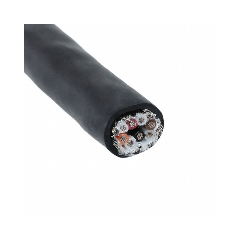 1 pcs : 45124 BK199 - MULTI-PAIR 8COND 22AWG BLK FEET