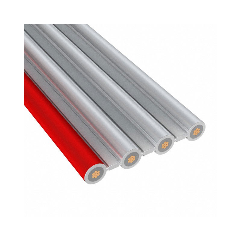 1 pcs : 8125/04 100 - CBL RIBN 4COND 0.1 GRAY 1'