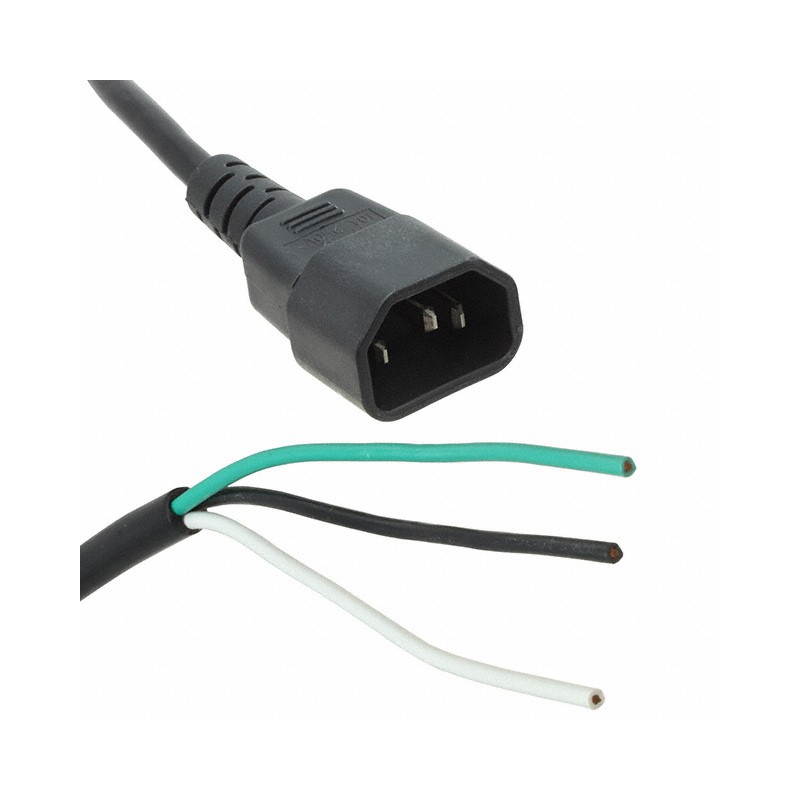 1 pcs : 7051051F00(R) - CORD IEC320/C14 SJT16/3
