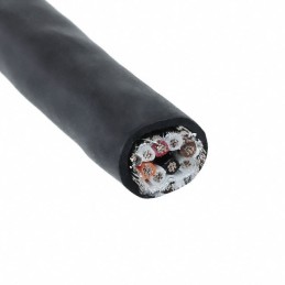 1 pcs : 25124 BK199 - MULTI-PAIR 8COND 22AWG BLK FEET