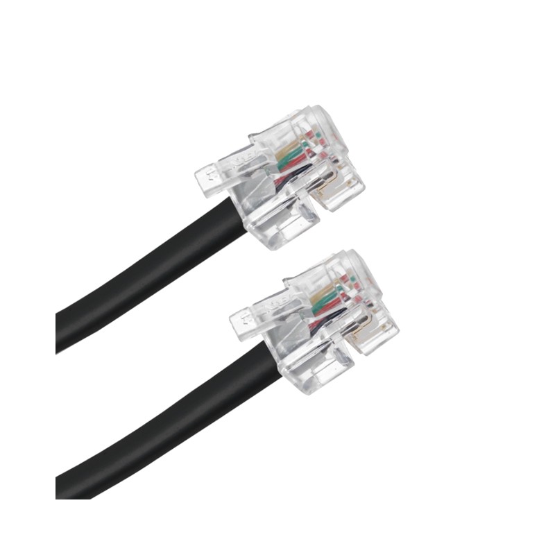 1 pcs : 510-26-4400-BL-0007F - CABLE MOD 4P4C PLUG TO PLUG 7'