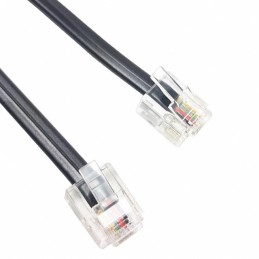 1 pcs : 510-26-6400-BL-0007F - CABLE MOD 6P4C PLUG TO PLUG 7'
