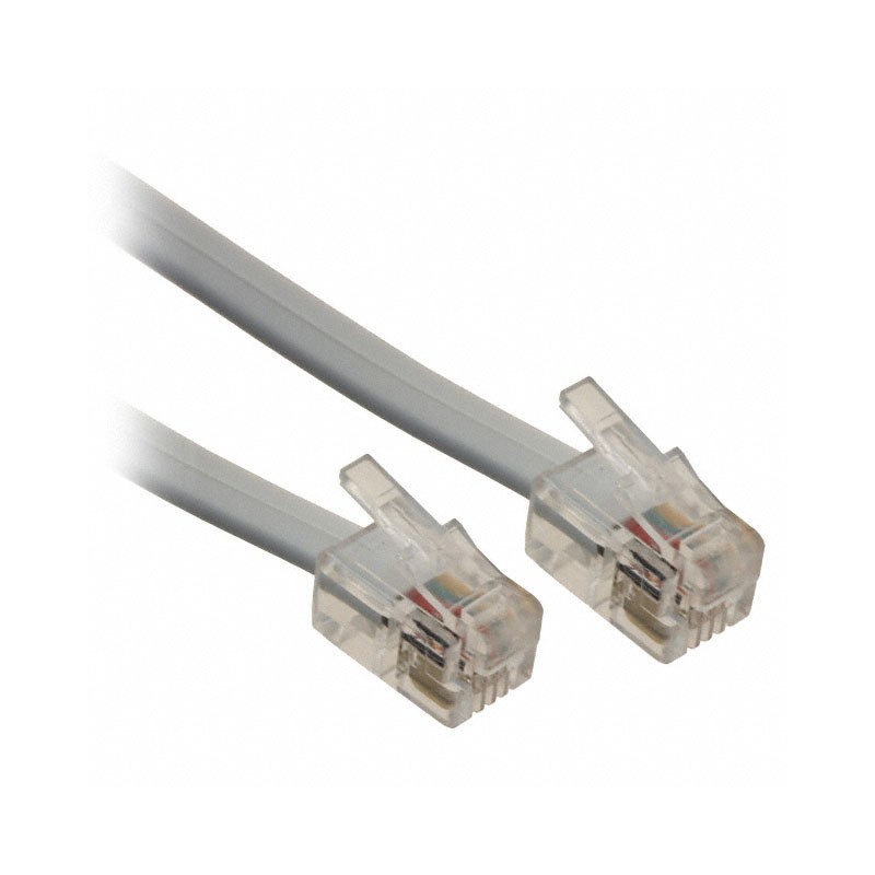 1 pcs : 512-26-4400-WH-0007F - CABLE MOD 4P4C PLUG TO PLUG 7'