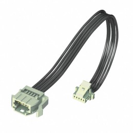 1 pcs : T1PS-10-28-GF-06.0-A-T3 - CBL 1MM 10POS PNL MNT M TO F