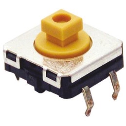 5 pcs - IP67 White Plunger Tactile Switch, SPST 50 mA @ 24 V dc 3mm