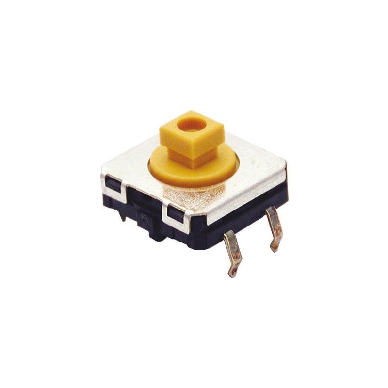 5 pcs - IP67 White Plunger Tactile Switch, SPST 50 mA @ 24 V dc 3mm