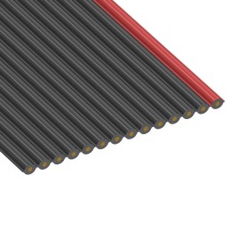 1 pcs : 3319/14 300 - CBL RIBN 14COND 0.05 BLACK FOOT