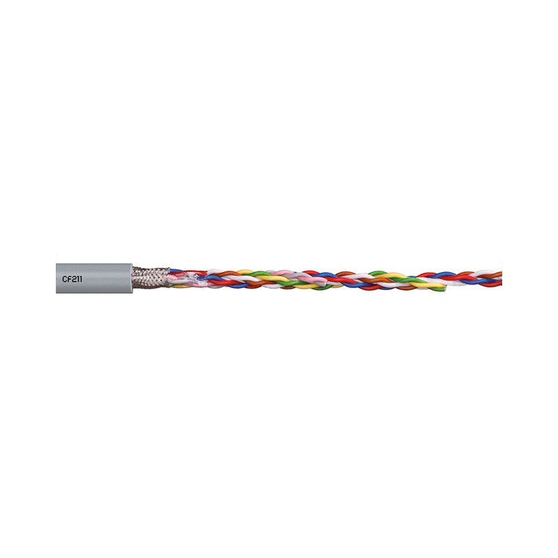 1 pcs : CF211-02-06-02 - PVC300V 6PR/24AWG DATA CBL FEET