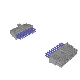 1 pcs : MMSD-10-24-L-06.00-D-K-LUS - MINI-MATE CABLE ASSEMBLY, 0.100'