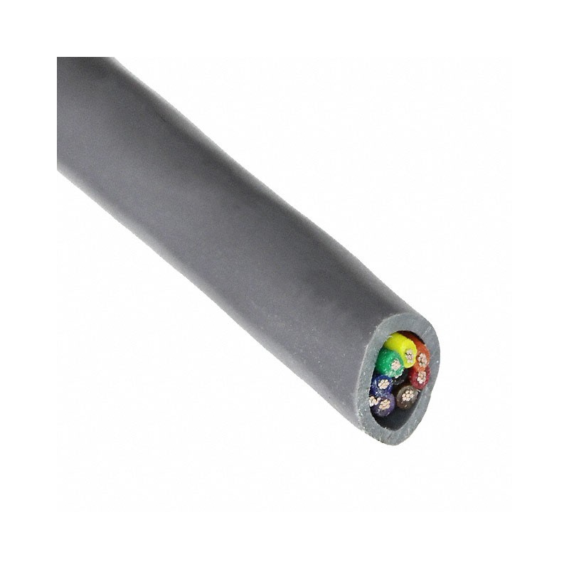 1 pcs : 5198C SL010 - CABLE 8CON 22AWG SLATE SHLD FEET