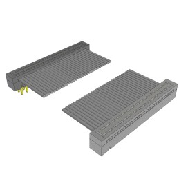 1 pcs : TCMD-15-T-24.00-01-F - 2.00 MM IDC RIBBON CABLE ASSEMBL