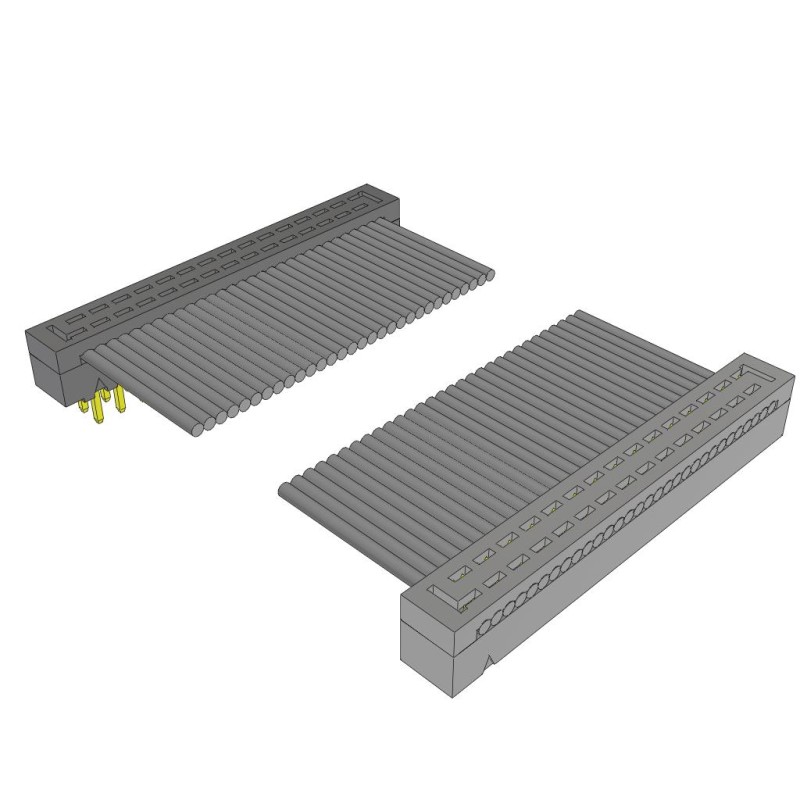 1 pcs : TCMD-15-T-24.00-01-F - 2.00 MM IDC RIBBON CABLE ASSEMBL