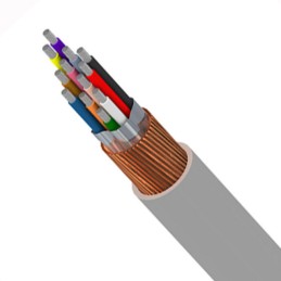 1 pcs : 76212WS 0081000 - CBL 12COND 24AWG CHRME FEET