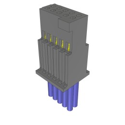 1 pcs : SFSDT-05-28-G-20.00-S - .050 (1.27) SOCKET DISCRETE CABL