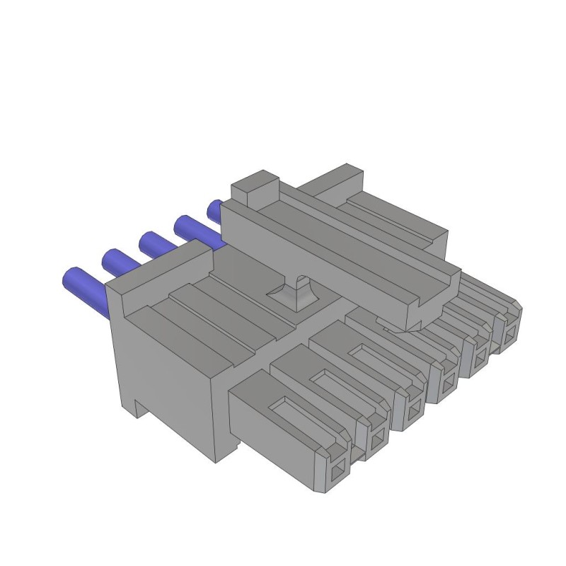 1 pcs : MMSS-06-22-L-24.00-S-K - MINI-MATE CABLE ASSEMBLY, 0.100'