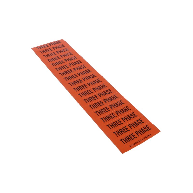 1 pcs : PCV-3PHCY - WIRE MARKER ADH 57.1X12.7MM