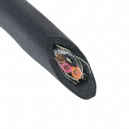 1 pcs : 45114 BK199 - CABLE 4COND 24AWG BLK SHLD FEET