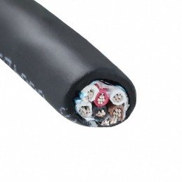 1 pcs : 25493 BK199 - MULTI-PAIR 6COND 24AWG BLK FEET