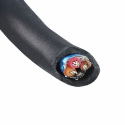1 pcs : 25194 BK199 - CABLE 4COND 22AWG BLK SHLD FEET