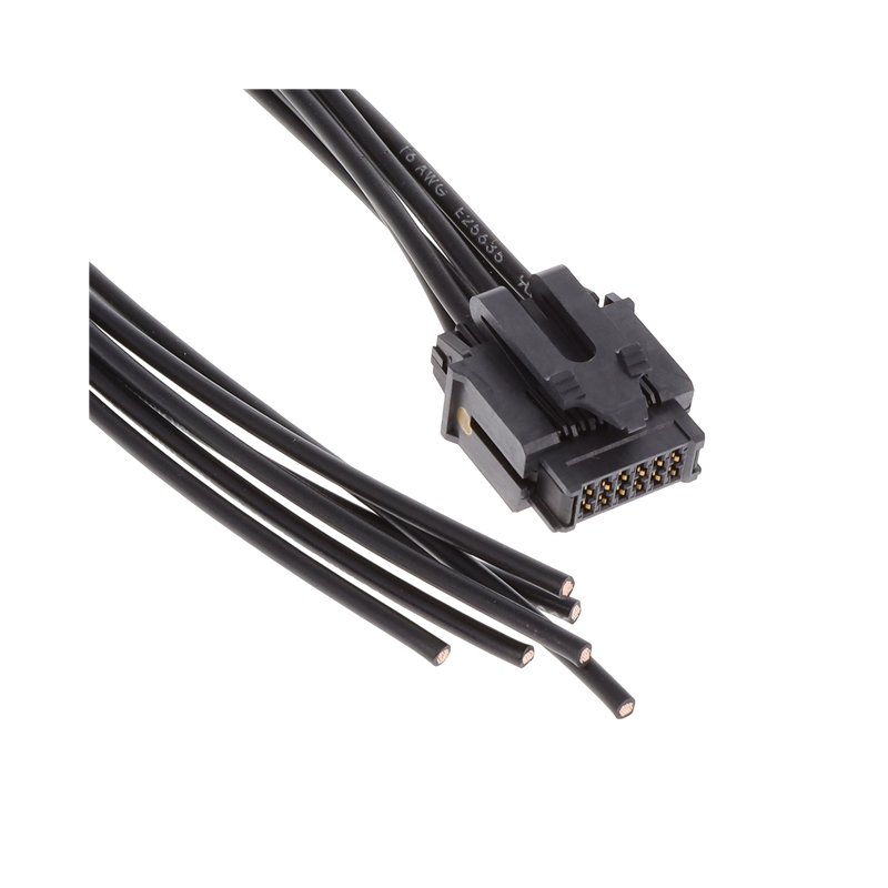 1 pcs : UMPC-06-L-18-P-12.0 - CBL ASSEM MPOWER 6POS 18AWG 12'
